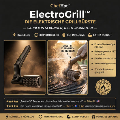 ElectroGrill spazzola elettrica BBQ #de