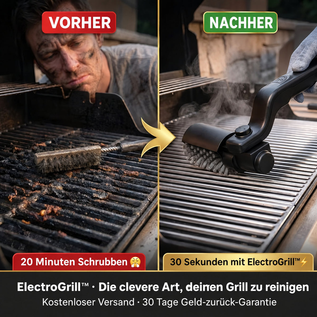 ElectroGrill prima e dopo #de