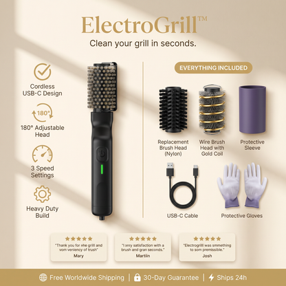 ElectroGrill™ — Electric BBQ Cleaning Brush