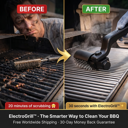 ElectroGrill™ — Electric BBQ Cleaning Brush